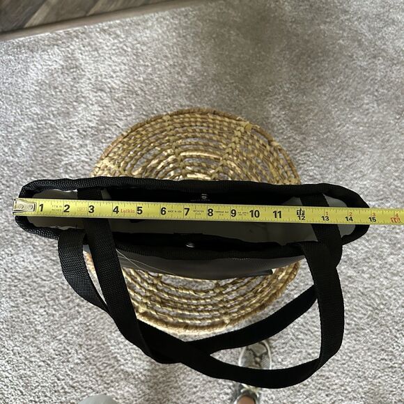 Holly Aiken Swallow Bird Bag large Shoulder tote Durable Black & White MSRP $168 - Picture 6 of 12